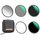 K&F Concept Magnetic Filter Set Nano X-Serie 82mm Magnetisches Schnellwechsel System Quick Swap System GND8,ND8,ND64,ND1000 mit Magnetischer Adapterring und Filtertasche