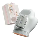 Wireless Hand Massager, Prisag Elektrisches Handmassagegerät mit 3 Massagemodi & 5 Intensitätsstufen, Wärme Hand Massagegerät für Arthritis und Karpaltunnel, Geschenke für Männer, Frauen