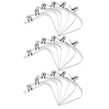 iplusmile 20 Stück Eisenverbinder Reparaturteile für Vierbeinige Sonnenschirmdächer Baldachinbefestigung für Terrassenpavillons Wetterbeständig und Langlebig