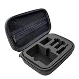 Amztour Action Kamera Aufbewahrungstasche Hartschale Stoßfest Wasserdicht Tragbare Reisetasche Kompatibel mit Action 5 Pro/4/3 Kameras Großes Fassungsvermögen Unabhängige Fach Schutzhülle Zubehör Case