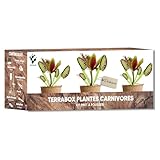 Fleischfressende Pflanze Set – Venusfliegenfalle – Komplettset mit Samen, Töpfen, Torf & Zubehör – Originelles Geschenk – DIY Zimmergarten