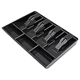 bubbyleyy Registrierkassen-Schublade – Tablett Ersatz für 4 Rechnungen/3 Münzen Kasseneinlage, 32,6 x 24,6 x 3,6 cm