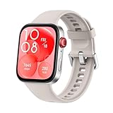 HUAWEI Watch FIT 3 Smartwatch, Bluetooth Anrufe, GPS，Smartwatch, iOS&Android, 1,82' AMOLED-Display, Bis zu 10 Tage Akku, Gesundheits&Fitness-Management, +6 Monate erweiterte Garantie, Weiß