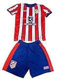 JYC CREATIVE ATMadrid Heimtrikot der Saison 24/25, offizielles Fußballtrikot ATMadrid, weicher und bequemer Stoff, für Erwachsene, T-Shirt 1, 4XS