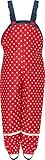 Playshoes Mädchen Regenlatzhose mit Punkten 405427, 8 - Rot, 80