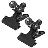 2 Stück Klemmhalter, Kamera Blitz Halterung Set, 360 Grad Kamera Klemme Clips, Klemmstativ Blitzschiene Montage Adapter mit 1/4' Gewinde Kugelkopf Kompatibel mit GoPro Hero DSLR SLR Kamera Stativ