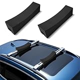 Dachträger Universal für Auto, Surfbrett & Kajak, 80 kg Traglast. Fahrradträger & Stand-up-Paddel, Schnellmontage-System mit Eva-Pads, Stabiler Outdoor-Träger für Camping & Reisen