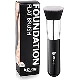 DUcare Foundation Pinsel Kabuki Make Up Pinsel Flat Top Pinsel Schminkpinsel Kosmetikpinsel - Ideal für Cremige, Pudrige oder Flüssige Foundation