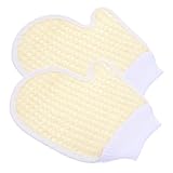 OSOLADY 2 Stücke Reinigung Körper Badehandschuhe Home Peeling Bath Handtücher Zurück Reiben Badwerkzeuge