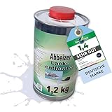 STAHLMANN ® Abbeizer 1,2 Kilo – Abbeizer für Holz, Lack, Metall – Lackentferner, Lackreiniger, Graffiti Entferner – Profi Abbeizer für Lack Holz & Metalloberflächen
