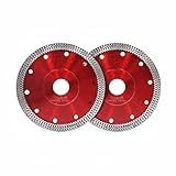 Diamant Trennscheibe 125 mm, 2 Stück Premium Diamant Fliesenscheibe, Trennscheibe Extra Dünne, Trennen und Schneiden für Keramik, Granit, Fliesen Marmor, Naturstein