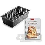 Betty Bossi - Brotbackform 23 cm für Kastenbrot & Zupfbrot Backbuch (40523) | Antihaft Kastenform mit Rezeptideen