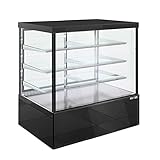 GGM Gastro | KTG157W | Kuchentheke/Kühlvitrine - 1,5 m - 1400 Liter - mit 3 Ablagen (LED)