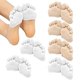 AUGTYRLV Unsichtbare Zehensocken für Damen - Halbe Socken für Nur die Socken Damen, Zehlinge, Füßlinge & Ballet Heels – Zehenschutz für Flip Flop