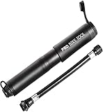 Pro Bike Tool Mini-Fahrradpumpe Classic-Edition, passend für Presta- und Schrader-Ventile, Hochdruck-PSI, Fahrradreifenpumpe für Rennräder und Mountainbikes