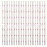 Zerodeko 50 Stück Zuckerwatte-Zubehör: Grün gestreifte Papierstäbchen (30 cm) – Zubehör für Zuckerwattemaschinen – Halter für Leckereien auf Geburtstagsfeiern