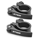 2 Stück sattelklemme 31.8 mm, schnellspanner fahrrad, fahrrad sattelklemme, schnellspanner sattelstütze, sattel schnellspanner, Aluminium Legierung
