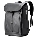 Inateck Rucksack Herren Damen Laptop Rucksack 22,8 L Tagesrucksack Reiserucksack Schulrucksack Daypack für Alltag/Uni/Sport/Pendeln mit 15-16 Zoll Laptopfach, Spritzwassergeschützt, Schwarz