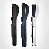 WANHUI Portable Golftasche mit Schultergurt, wasserdichte Golf Tragebag aus Nylon, Ultralight Golf Club Tasche für bis zu 7 Schläger (Size : A)