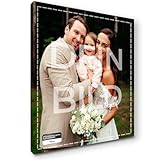 Impresi Personalisierte Foto Leinwand - Hochwertige Canvas Leinwand mit Holzrahmen | 3D-Effekt | Umweltfreundlicher Druck | Ideal für Wohnzimmer, Schlafzimmer, Küche & Esszimmer