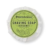 Störtebekker® Premium Rasierseife Bergamotte 70g - Handgefertigte Seife für ergiebigen Rasierschaum - Perfekt für die Rasur mit Rasierhobel & Rasiermesser - Vegane Rasierseife Damen & Herren