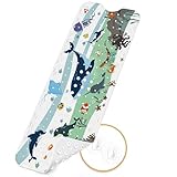 Badewannenmatten rutschfest Kinder，100% BPA frei Enthält 2 Haken zum Aufhängen,100x40cm，Antirutschmatte für Badewanne，Duschmatte,schimmelresistent & maschinenwaschbar,Badematte Kinder Badewanne