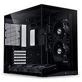 Lian Li O11 Dynamic Mini V2 Flow PC-Gehäuse Schwarz | Kompakter ATX Midi-Tower mit Zwei-Kammer-Design, Tempered Glass und modularem Aufbau - 5 Lüfter vorinstalliert