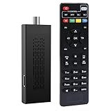 Sessleger Digitales Konvertergehäuse, der neueste DVB-T2 265 TV-Tuner, versteckt dem Fernseher, Aufnahme und Wiedergabe von TV, TV-Tuner + Ausgang 1080P/AV, für EU-Stecker