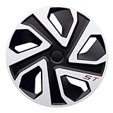 J-Tec Satz Radzierblenden ST 18-Zoll Silber/Schwarz