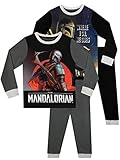 Star Wars Jungen Schlafanzug The Mandalorian 2 Pack Mehrfarbig 140