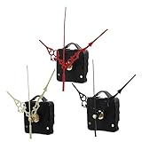 Angoily 3 Sätze Uhrwerk aus Quarz Moderne Wanddekoration Wanduhren Makramee Heimwerken Uhr-Kit Quarzuhrwerk Wanduhr Mechanismus elektronische Uhrwerke Reparaturteile für Uhrwerke Abs
