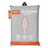 Siena Garden AquaShield Schirmschutzhülle, silber-grau, mit Active Air System, 215x40x200cm