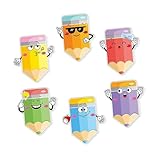 Lurrose 6 Marker Lesezeichen Notizen Notizblock Pastell Aufkleber Notizblöcke Bleistifte Notizzubehör Wohnaccessoires Kompakte Notizblöcke Notizblöcke Haftnotizen Büro Notizblöcke