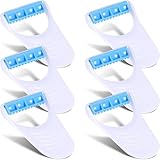 6 Stück Pferdehaar-Klinge, Einweg-Klingen für Pferde, Edelstahl-Pflege-Set, Schermaschine für Pferde und Haustiere (blau)