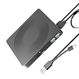 Einfach zu bedienendes 6-in-1-Disc-Laufwerk für Notebook-Plugs und Play mit USB-Schnittstellen, keine externe Stromversorgung erforderlich