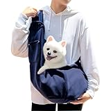 Hundetragetasche,Tragetasche Hund Hundetasche Einstellbar,Tragbare Tragetuch Hund (Gewicht Nicht Mehr Als 7.5 Kilogramm) Hundetasche Zum Umhängen Geeignet für Kleine Hunde und Katzen