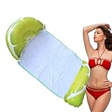 Aufblasbare Schwimmringe für Schwimmbäder, Schwimmkörper für Erwachsene, aufblasbare Schwimmbecken mit Liegestühlen, Poolliege mit, schwimmender Stuhl, Wasser-Hängematte, Pool-Schwimmer