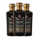 Amaretto Sibona Amaro Medium Flasche 50 cl (Karton mit 3 Medium Flasche von 50 cl)