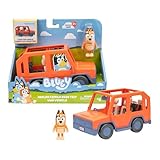 BlueY Heeler-Familienwagen; Ausflug mit Familie Heeler; enthält bewegliche Chilli-Figur; mit offenem Dach zum Einsetzen Figuren; ideal für alle 6,3 cm großen Figuren (separat erhältlich)