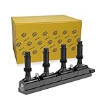 HELLA 5DA 358 000-341 Zündspule - 12V - 7-polig - Blockzündspule - geschraubt