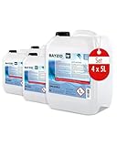 Höfer Chemie Algizid Algenverhütung 4 x 5L - Algenvernichter Pool - Präventiver Schutz vor Algen, Bakterien & Pilzen - Für Sauberes Wasser