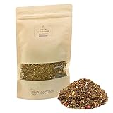 Honeybushtee Grün Chai of Madagaskar aus Südafrika mit Vanille-Orange-Geschmack, würzig, zitrus-fruchtig, mild, vanillig, frisch abgefüllt