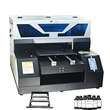 Drucker A3 UV mit R1390 Druckkopf Multifunktionsdrucker A3 UV19 Flaschendrucker Hoch Präzise Drucker Tintenstrahl-Multifunktionsgeräte Verwendet für Telefonhüllen,Metall,Holz Druck,Inklusive Tinte