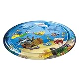 Interaktives Haustierspielzeug mit Wasserkissen, interaktives Katzenspielzeug, Wasserspielzeug, tragbare Matte zum Spielen im Wasser, Sommerwasserkissen für Katzen, Kätzchen