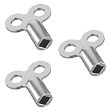 3 Stück Entlüftungsschlüssel, Heizungsentlüftungsschlüssel, Heizung Entlüftungsschlüssel, Heizkörper Entlüftungsschlüssel, Schlüssel Heizung Entlüften, Heizkörperschüssel, Universal