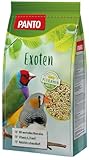 PANTO Exotenfutter mit Pluramin - Ziervogelfutter für Finken und Anderen exotischen Vögeln, Vogelfutter ohne Nüsse, 5x1 kg