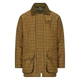WALKER AND HAWKES Herren Country-Jacke aus Tweed - für die Jagd geeignet - Beige - Größe L (44'-46')