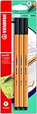 STABILO - Fineliner - point 88-3er Pack - schwarz