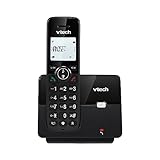 VTECH CS2000 Schnurloses Telefon Haus DECT mit Freisprecheinrichtung und Anrufblockierung, Festnetztelefon für Senioren, Anruferkennung, LCD Display mit Hintergrundbeleuchtung, 1,8 Zoll, große Tasten,