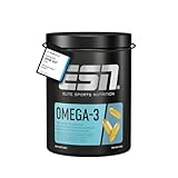 ESN Omega-3, 300 Kapseln, hochdosiertes EPA & DHA, 1200 mg EPA & 900 mg DHA pro Portion - made in Germany
